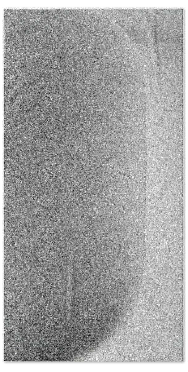 Snow Beach Towel featuring the photograph Monochrome Snow Drift by Charles Floyd