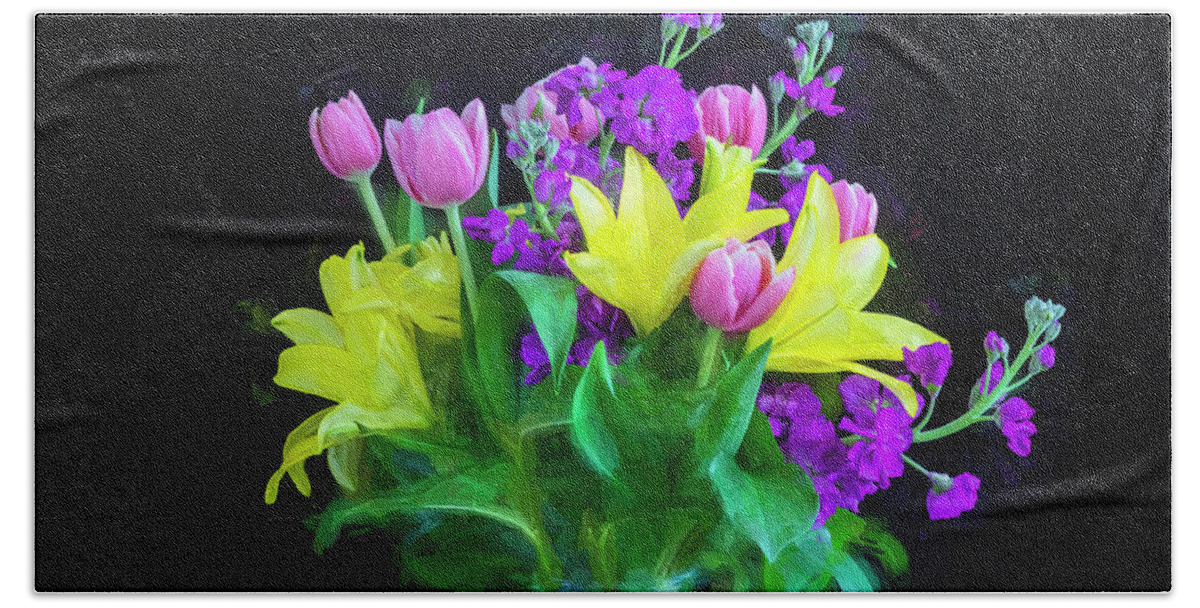 Mothers Day Bouquet Beach Towel featuring the photograph Mothers Day Bouquet x101 by Rich Franco