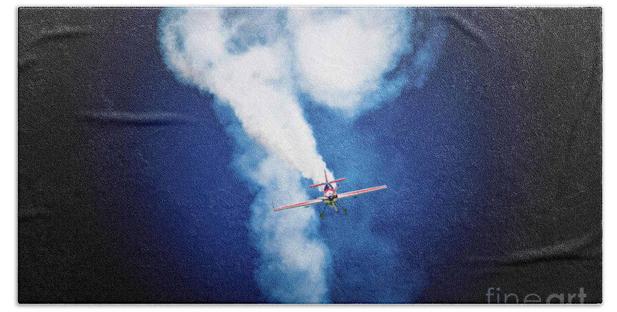Airplane Beach Towel featuring the photograph MX Aircraft by Rastislav Margus