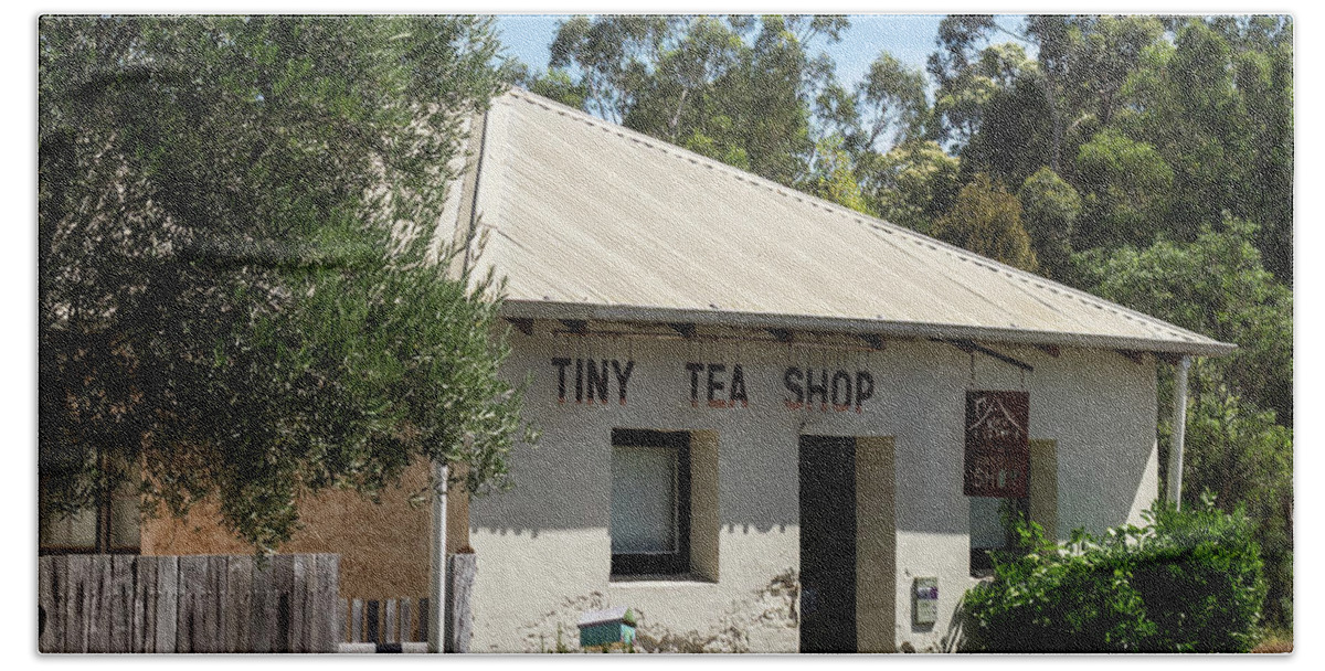 Australia Beach Towel featuring the photograph Nannup Tiny Tea Shop 01 by Rick Piper Photography