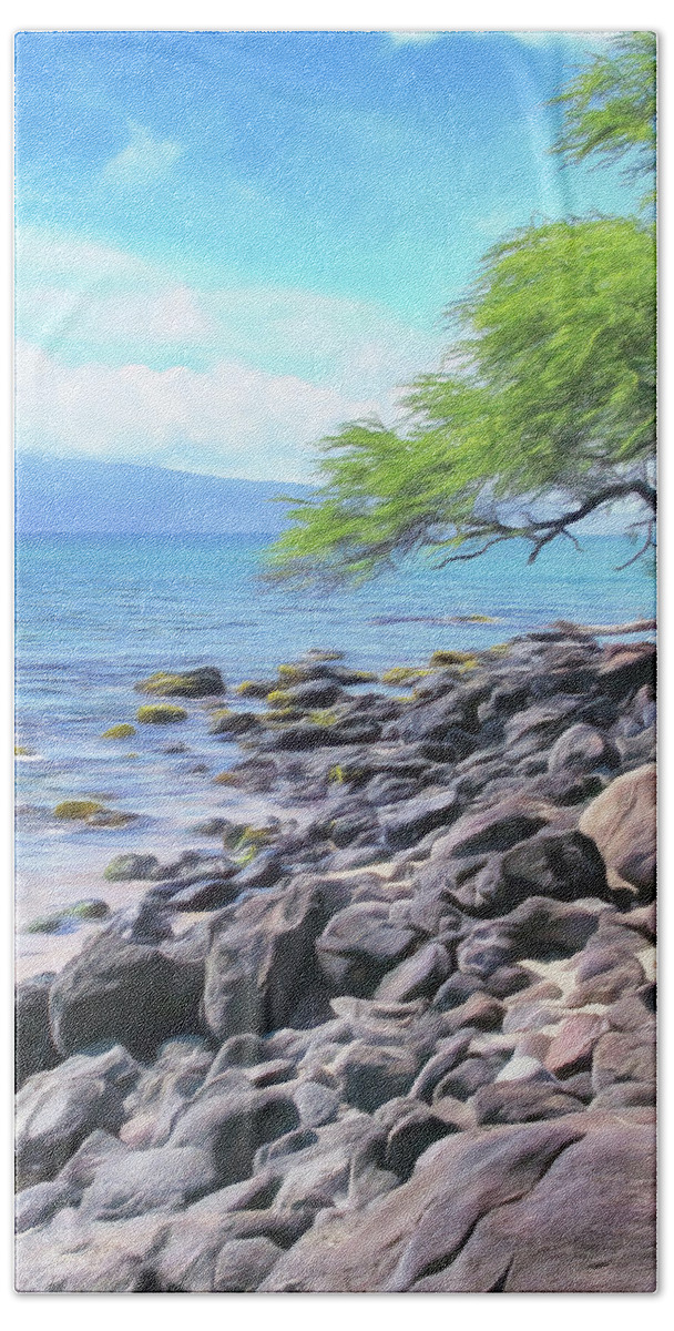 Hawaii Beach Towel featuring the photograph Napili 1 by Dawn Eshelman