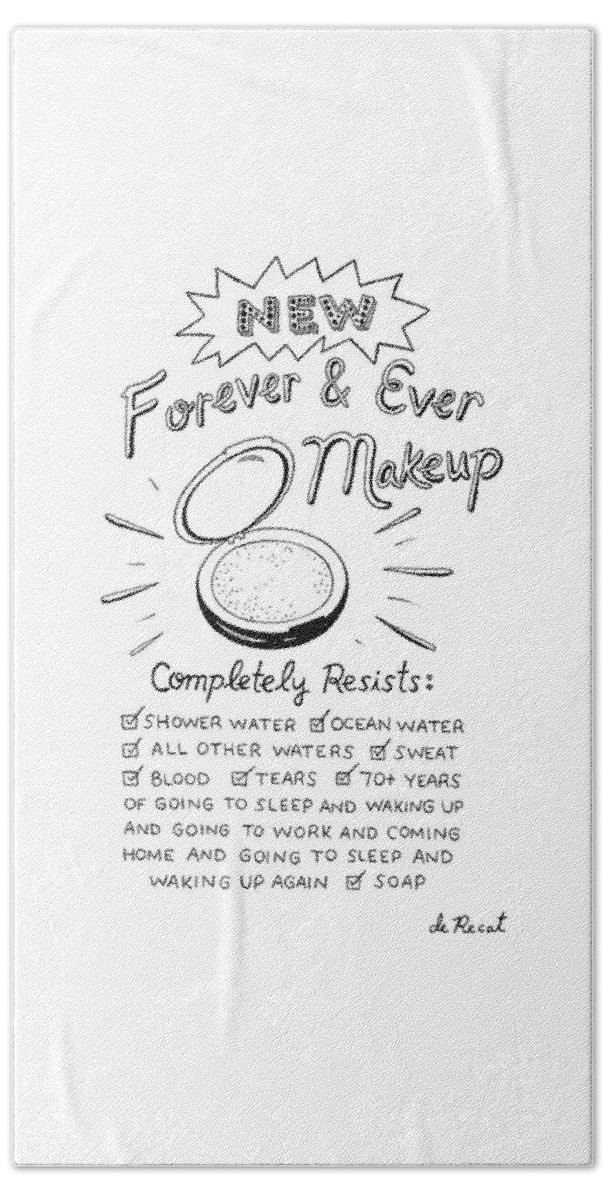 New Forever And Ever Makeup Beach Sheet