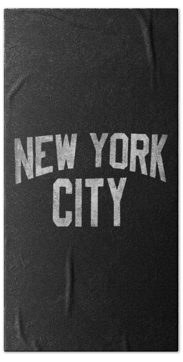 Nyc Beach Towel featuring the digital art New York City NYC by Flippin Sweet Gear