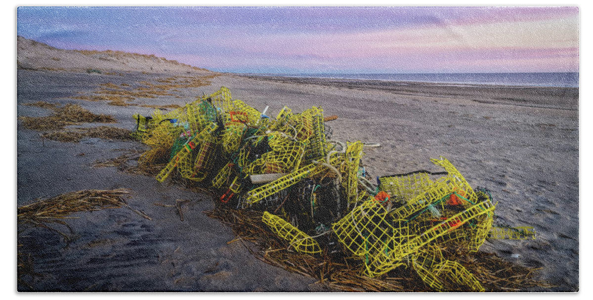 Yellow Beach Towel featuring the photograph Nikon Yellow Traps by Michael Hubley