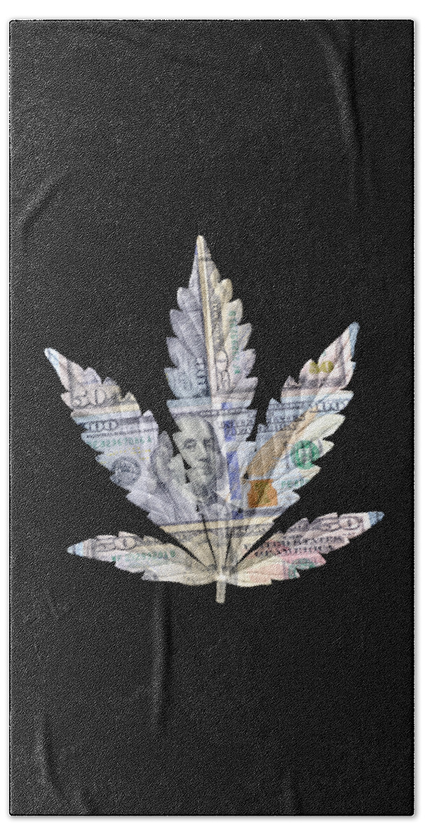 Cannabis Leaf Beach Towel featuring the photograph No.1 The Grass Is Always Greener by Luke Moore