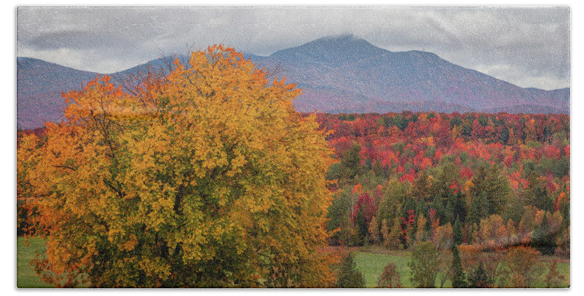 Fall Beach Towel featuring the photograph Northern Vermont Autumn by Tim Kirchoff