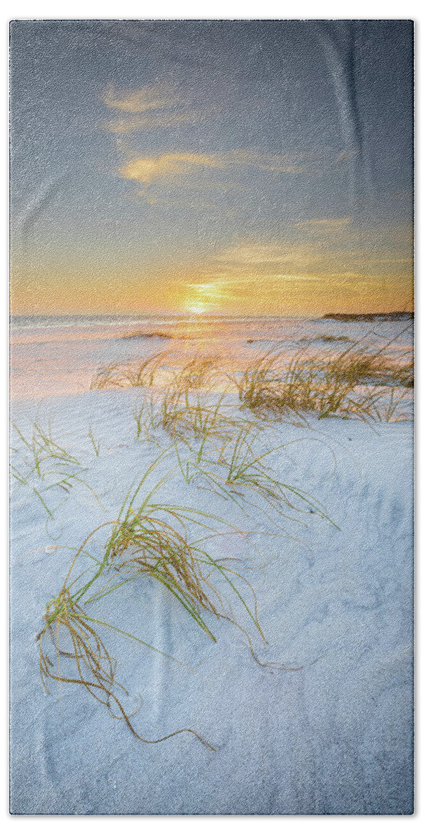 Beach Beach Towel featuring the photograph Sunset At Gulf Islands National Seashore by Jordan Hill