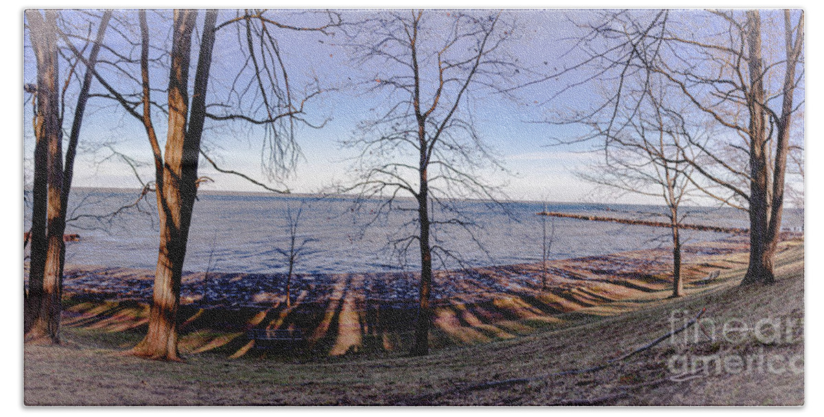 Winter Beach Towel featuring the photograph Ontario at Rest by William Norton