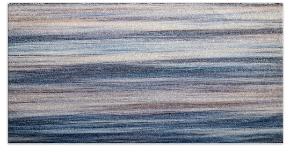 Panning Water Waves Beach Towel featuring the photograph Panning Water Waves 2 by Dan Sproul