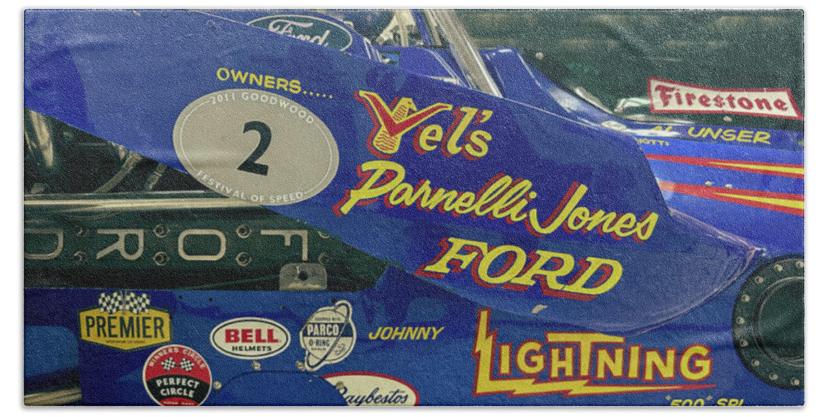  Beach Towel featuring the photograph Parnelli by Josh Williams