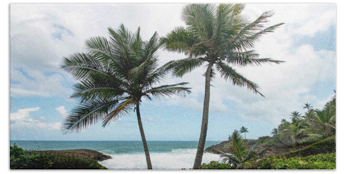 Cerro Gordo Beach Towel featuring the photograph Parque nacional Cerro Gordo, Puerto Rico by Beachtown Views