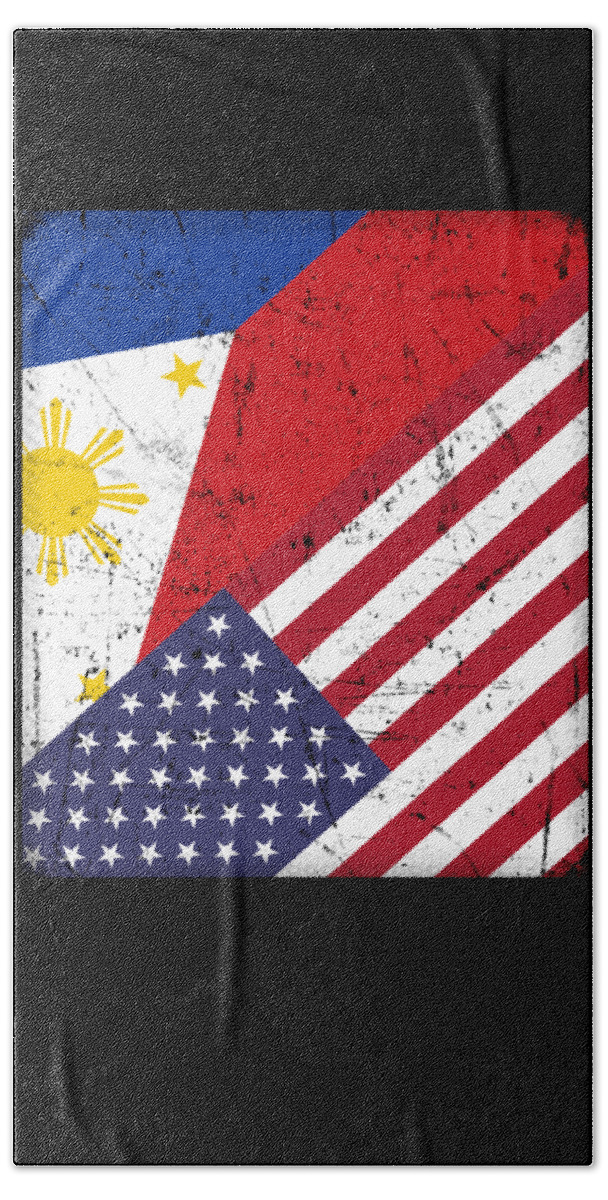 Philippines American Filipino 4th Of July Gift Fourth July Usa Flag