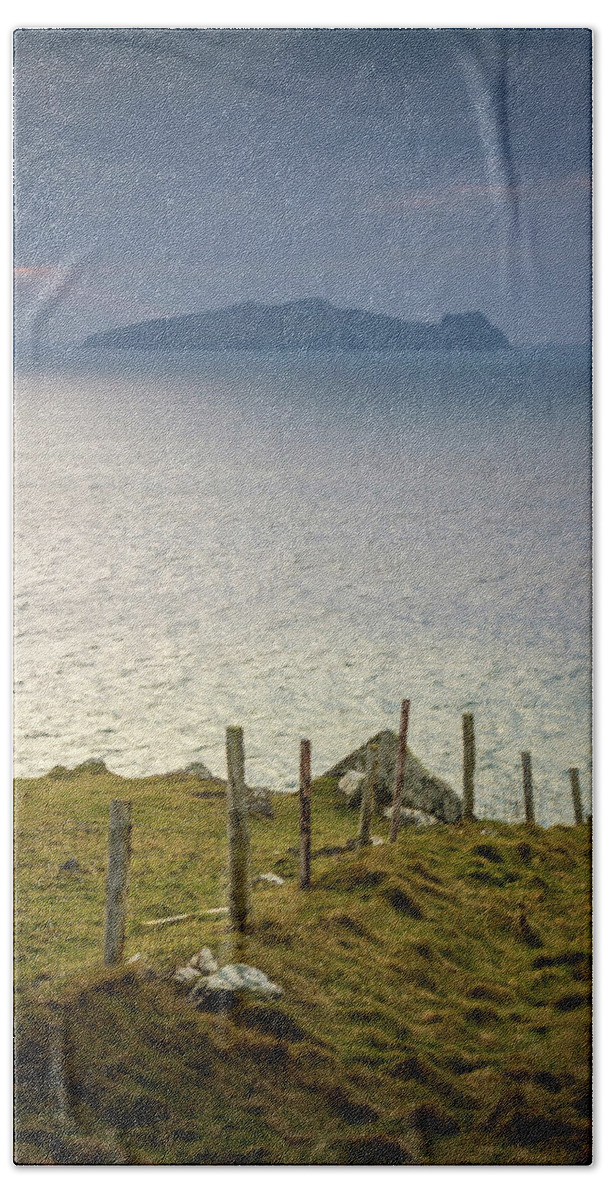 Coast Beach Towel featuring the photograph Picketed Sleeping Giant by Mark Callanan