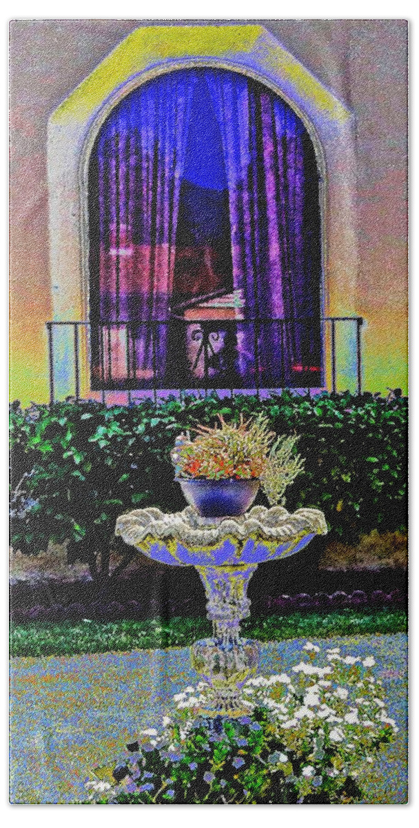 Landscaping Beach Towel featuring the photograph Picture Window by Andrew Lawrence