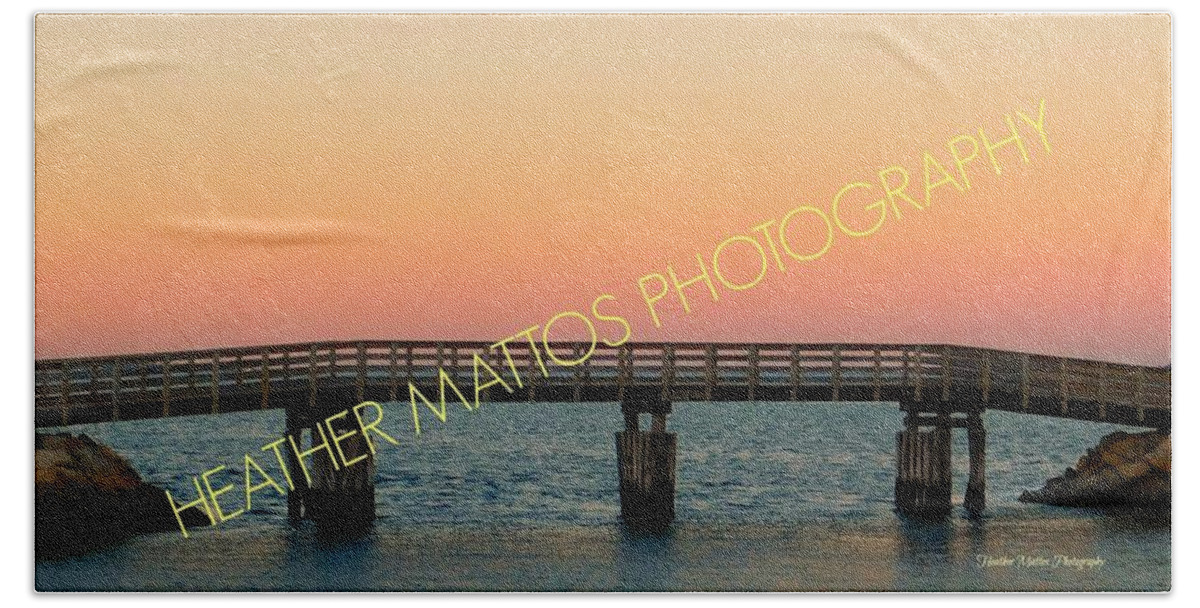 Cape Cod Beach Towel featuring the photograph Plymouth Jetty by Heather M Photography