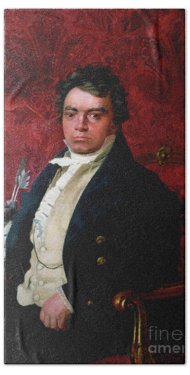 Ludwig van Beethoven, composer. by Unknown: Fine art print