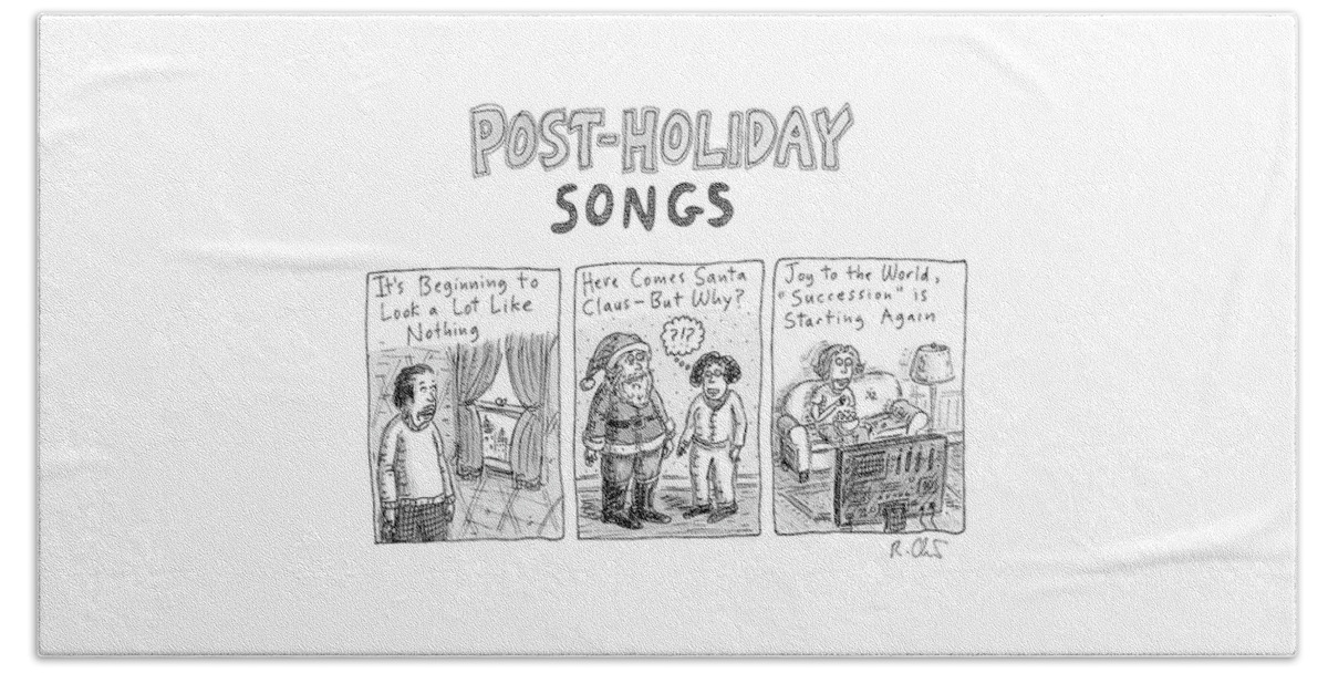 Post-holiday Songs Beach Sheet