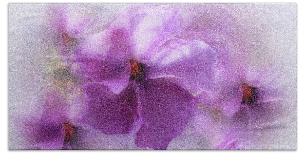 Australian Beach Towel featuring the photograph Purple Dream by Elaine Teague