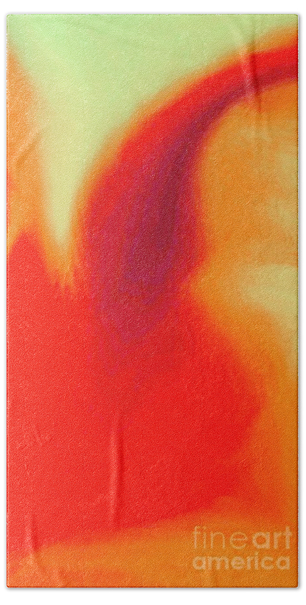 Storm Beach Towel featuring the digital art Red Storm by Glenn Hernandez