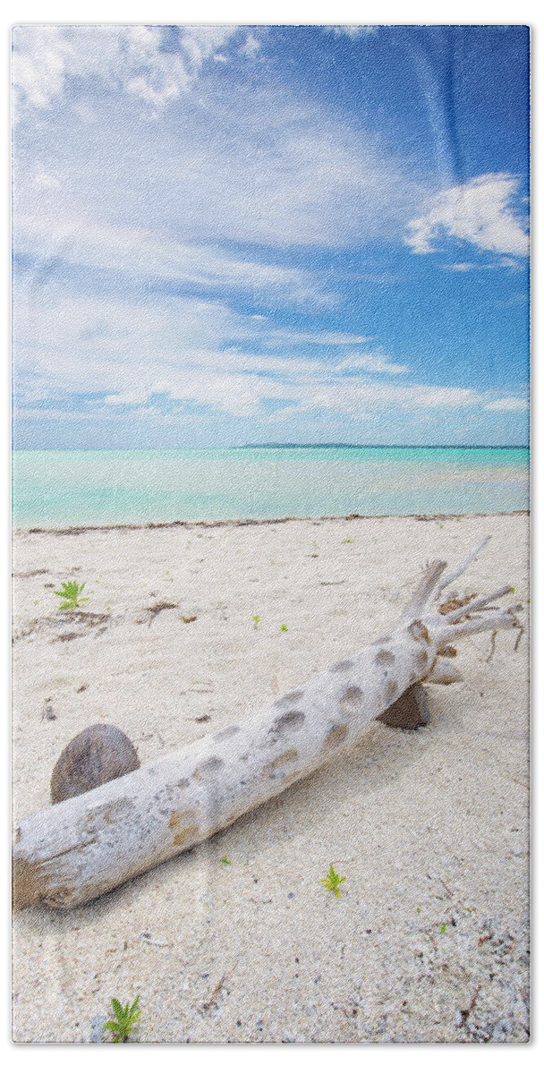 Driftwood Beach Towel featuring the photograph Robinson Crusoe's Living Room by Becqi Sherman