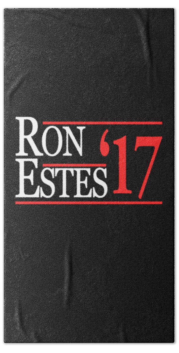 Funny Beach Towel featuring the digital art Ron Estes For Congress 2017 by Flippin Sweet Gear