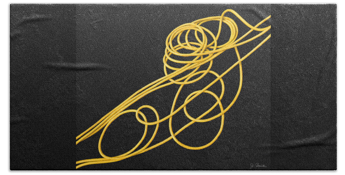Spaghetti Beach Towel featuring the photograph Rubber Spaghetti No. 2 by Joe Bonita