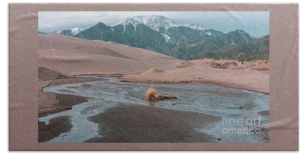 Landscape Beach Towel featuring the photograph Runoff by Seth Betterly