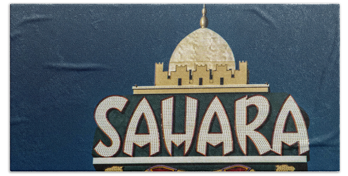 Film Beach Towel featuring the photograph Sahara Hotel 35 mm Film 2005 by Matthew Bamberg