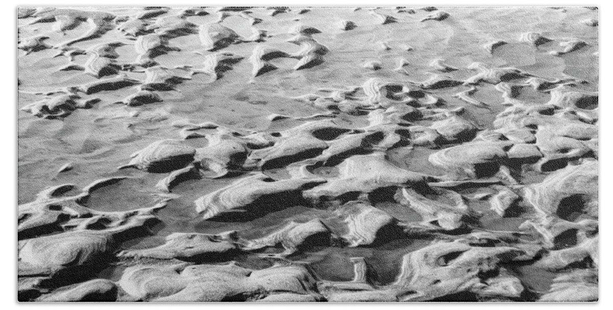 Beach Beach Towel featuring the photograph Sand Abstract by Cathy Kovarik