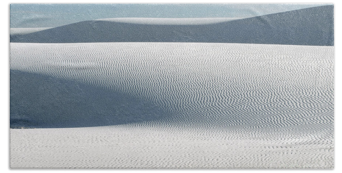 White Sands Beach Sheet featuring the photograph Sand Patterns by Sandra Bronstein