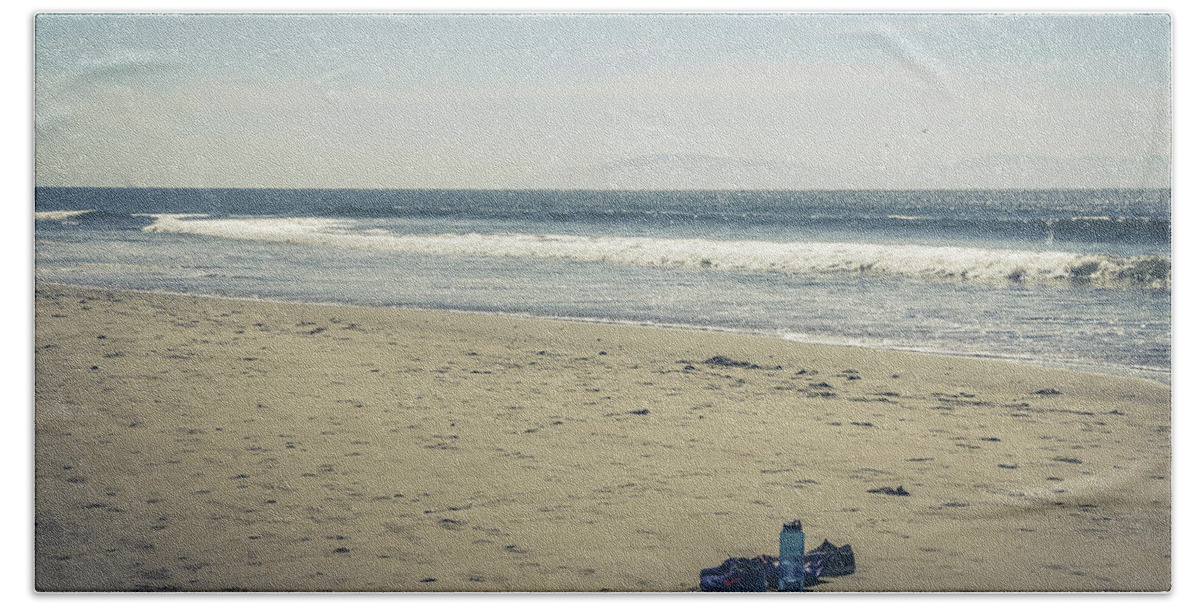 California Beach Towel featuring the photograph Santa Cruz Beach by Alberto Zanoni