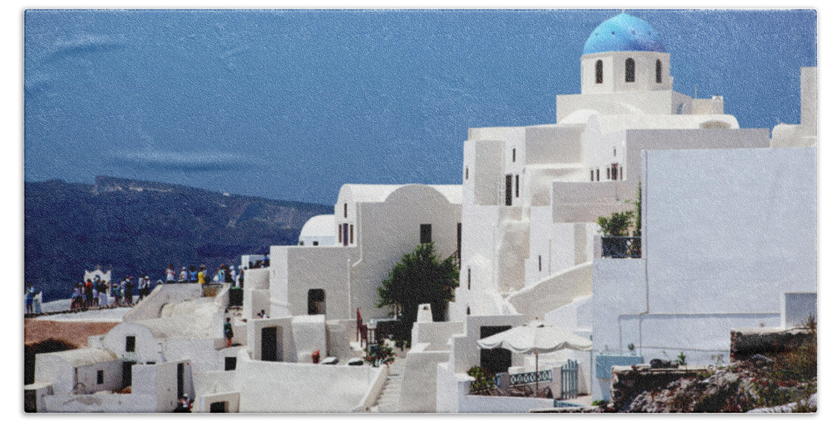 Santorini Beach Towel featuring the photograph Santorini I by Rich S