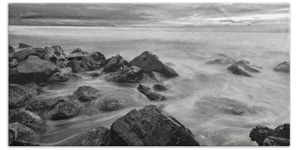  Beach Towel featuring the photograph Sea Of Grey by Dan McGeorge