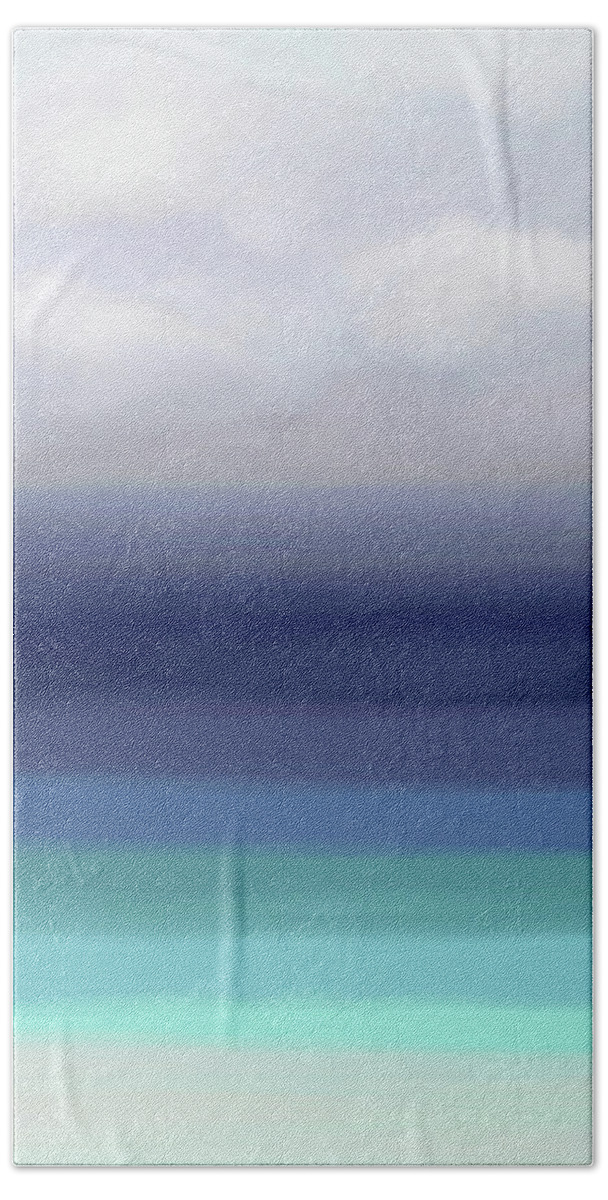Sea Beach Towel featuring the digital art Sea View 277 by Lucie Dumas