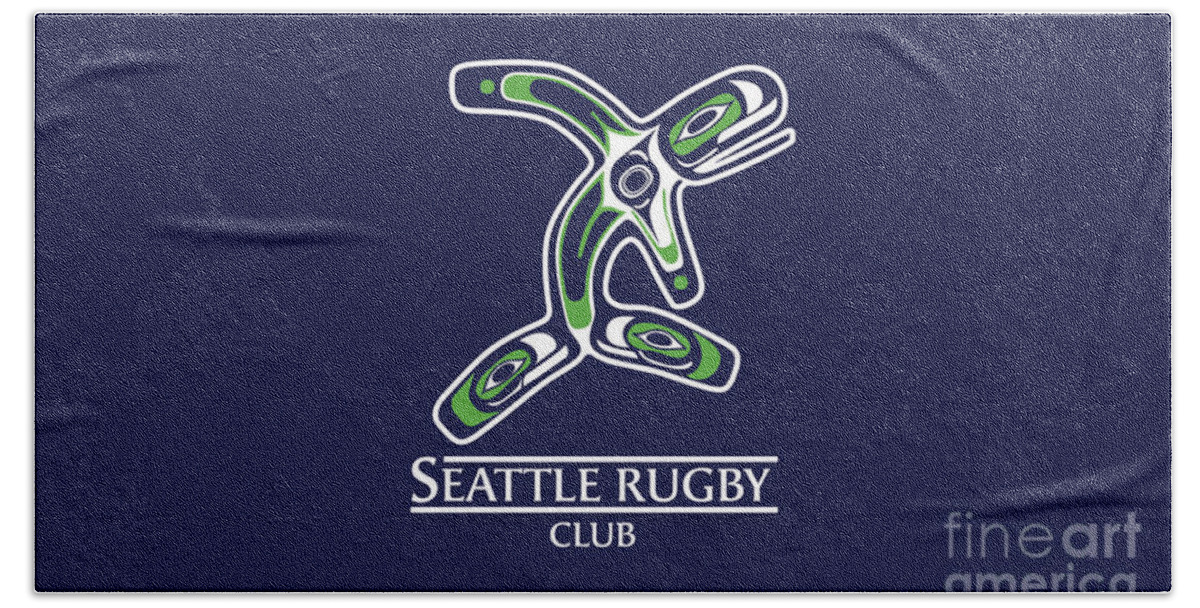 Seattle Beach Towel featuring the photograph Seattle Rugby Club by SnapHound Photography
