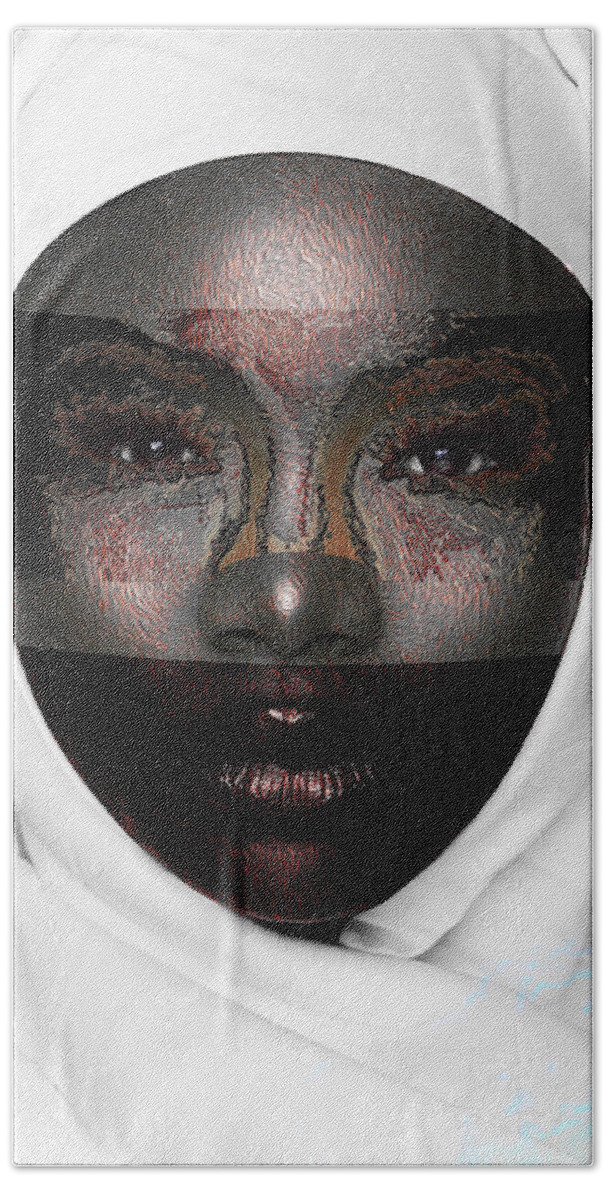 Shades Collection 1 Beach Towel featuring the digital art Shades of Me 2 by Aldane Wynter