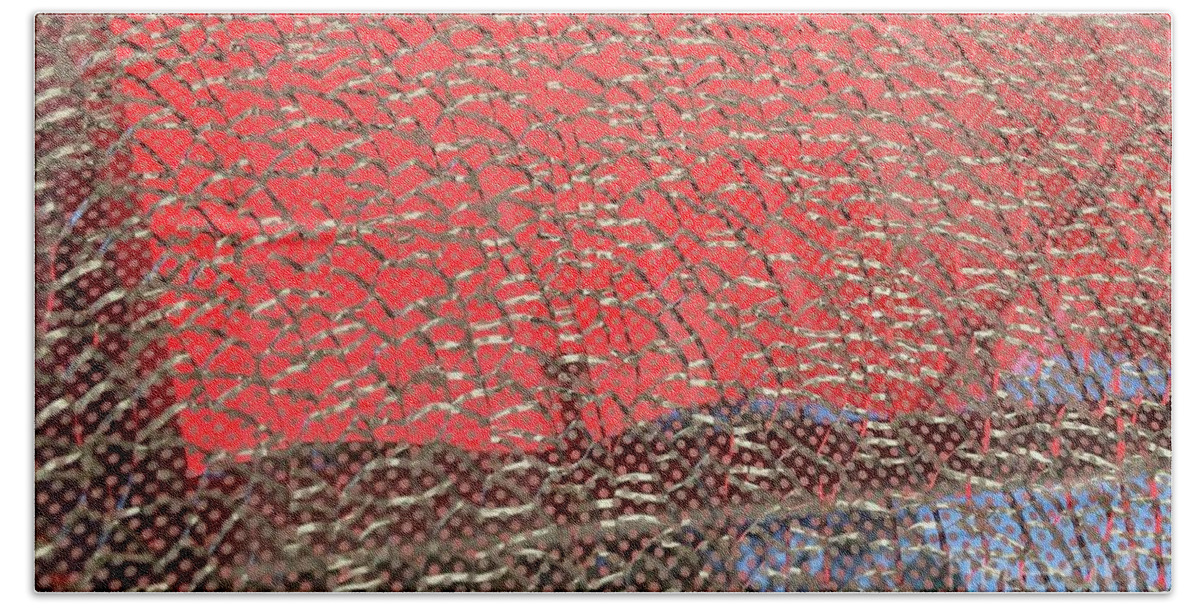 Shattered Beach Towel featuring the photograph Shattered Series 1-2 by J Doyne Miller