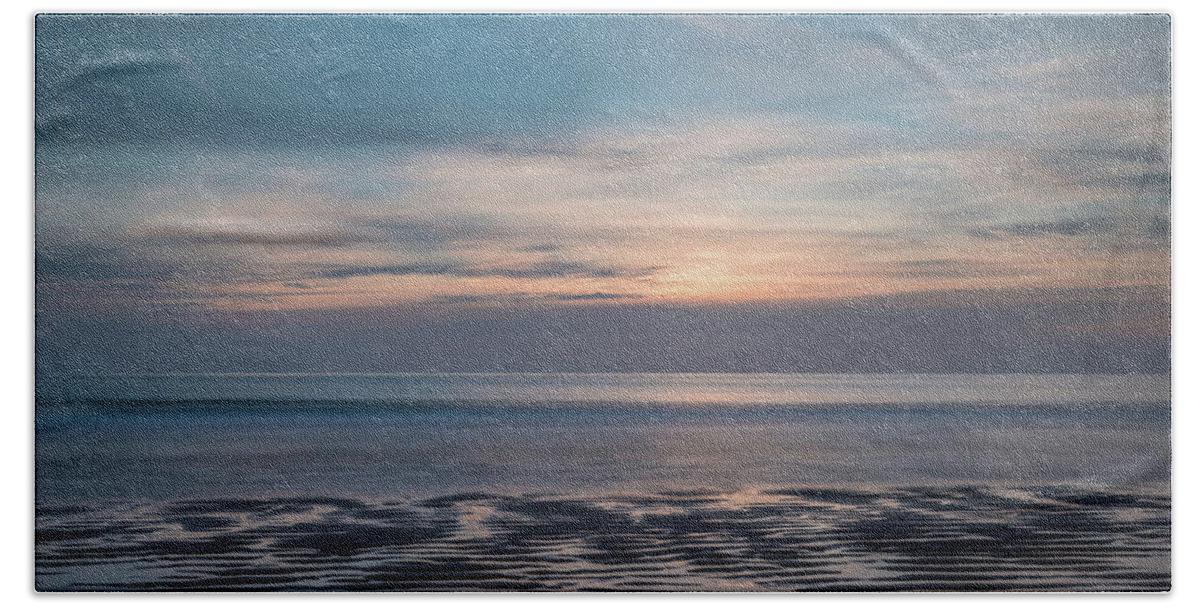 Embleton Beach Towel featuring the photograph Shoreline sea0067 by David Pringle