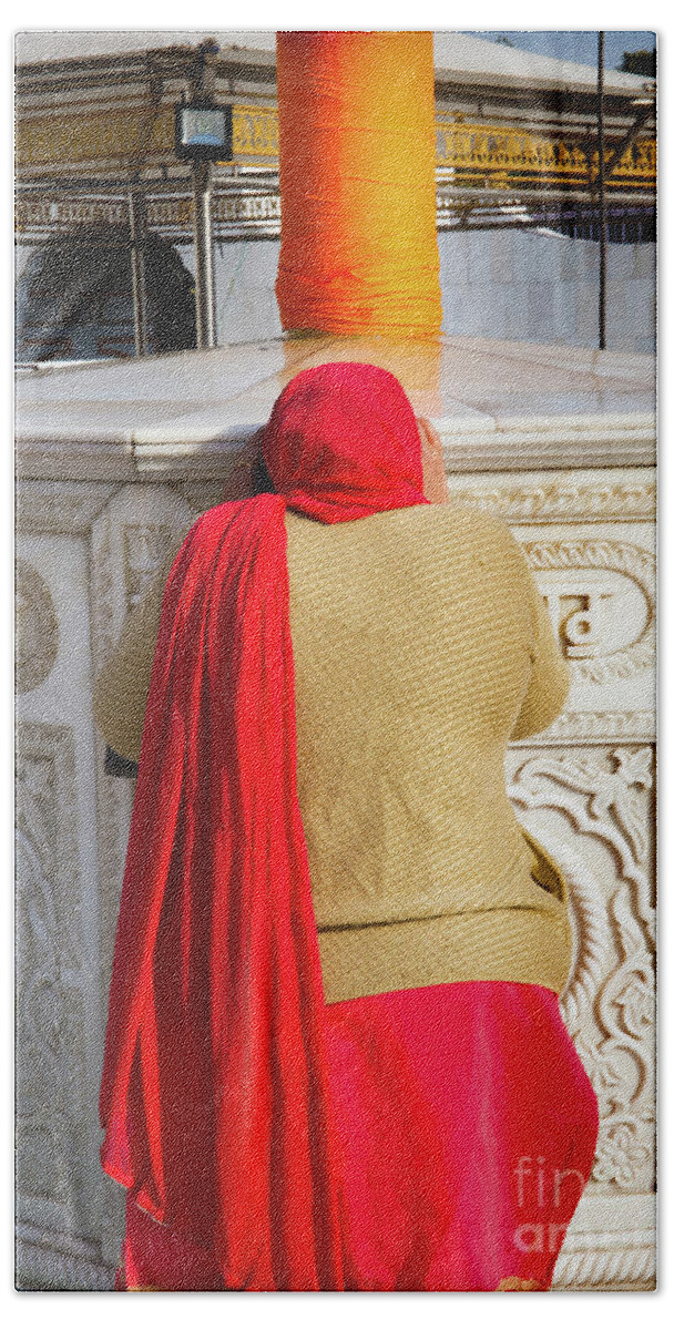 Delhi Beach Towel featuring the photograph Sikh Temple by David Little-Smith