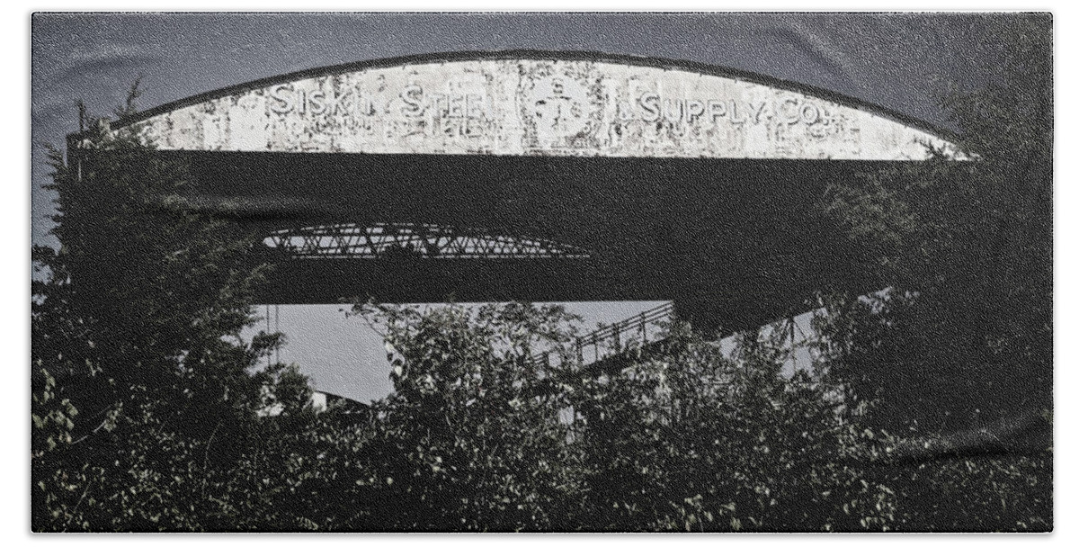 History Beach Towel featuring the photograph Siskin Steel Building by George Taylor