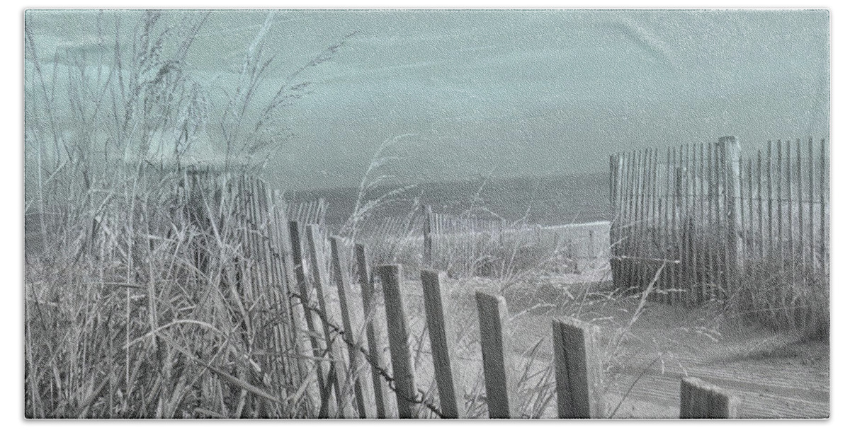 Beach Beach Sheet featuring the photograph Soft Blue sky by Buddy Scott