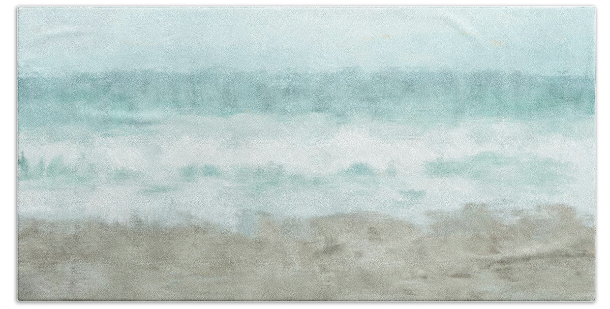 Beach Beach Towel featuring the mixed media Solitude - Art by Linda Woods by Linda Woods