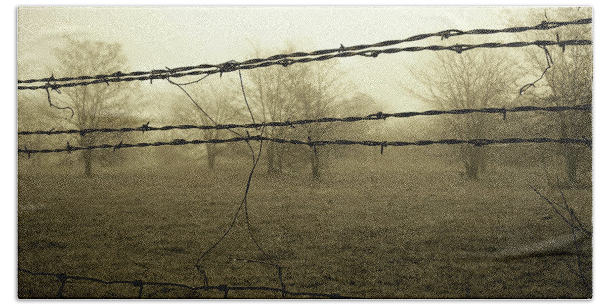 Farm Beach Towel featuring the photograph Somber Pasture by Lens Art Photography By Larry Trager