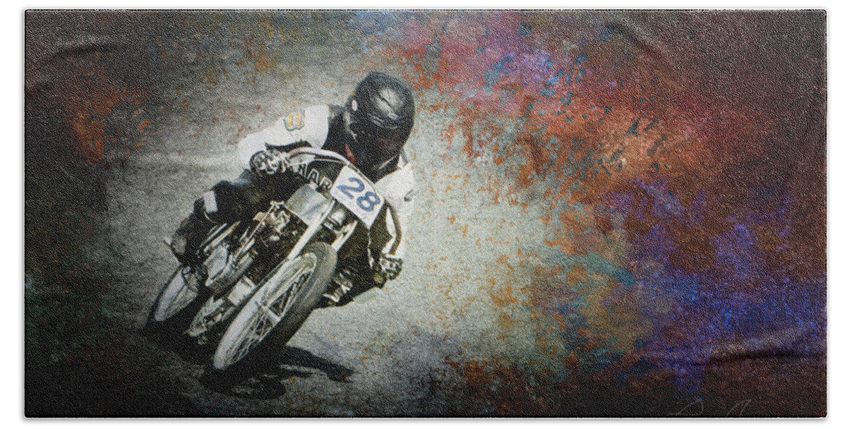 Shelly Rossmeyer Beach Towel featuring the photograph Sons of Speed 2019 - Shelly Rossmeyer by Randall Allen