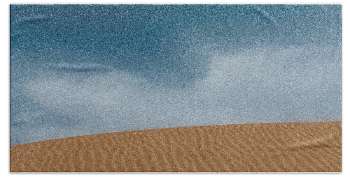 Desert Beach Towel featuring the photograph Sounthern California Sand Dunes by Alessandra RC