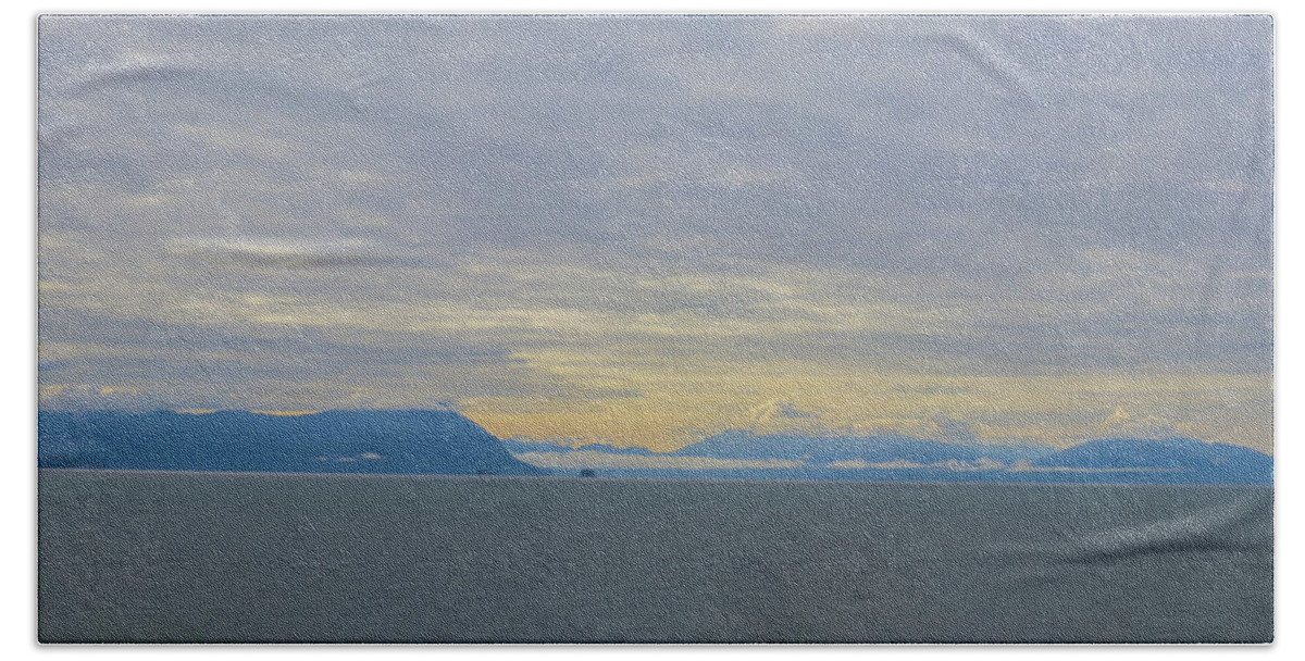 Alaska Beach Towel featuring the photograph Stephens Passage Serenity by Ed Williams