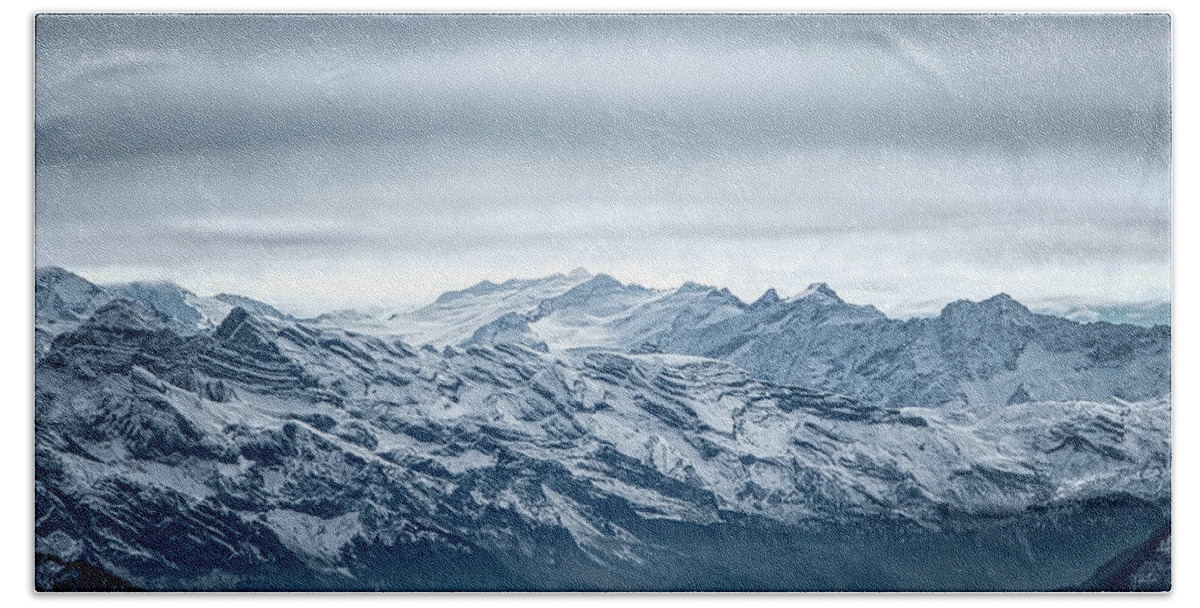 Mountains Beach Towel featuring the photograph Storm Over the Mountains by Rick Deacon