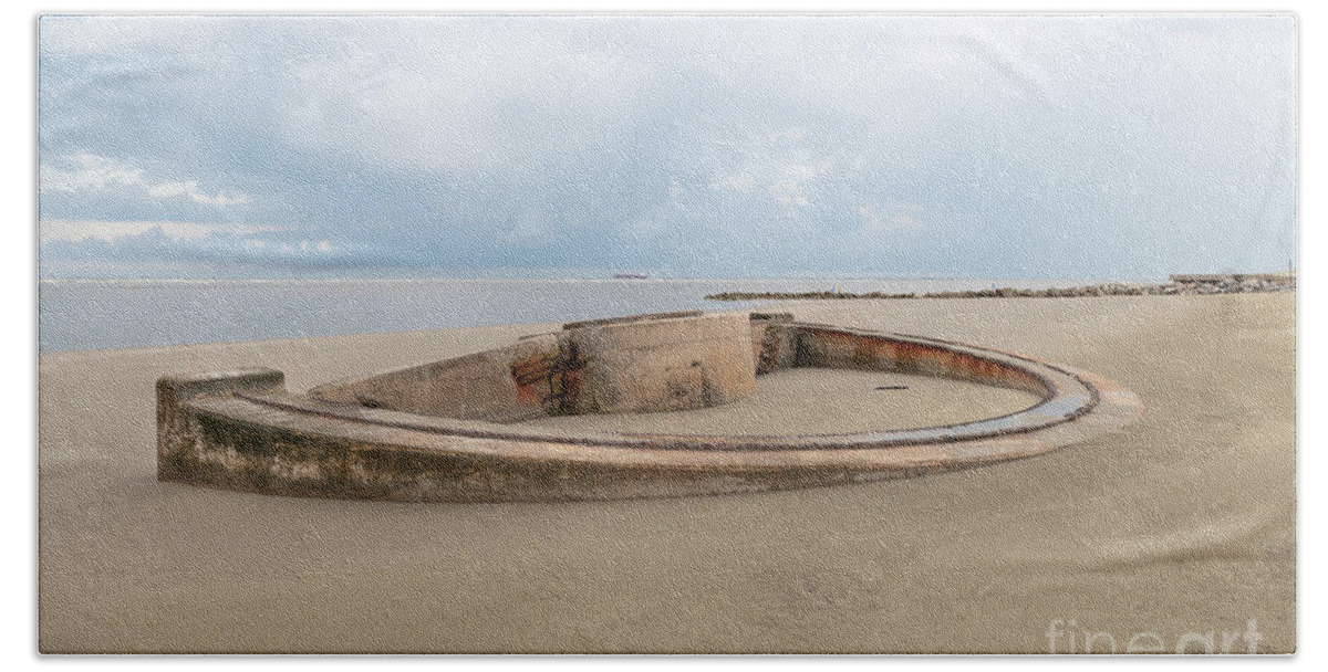 Historic Military Apparatus Beach Towel featuring the photograph Sullivan's Island Coastal Defense - Panama Mount by Dale Powell