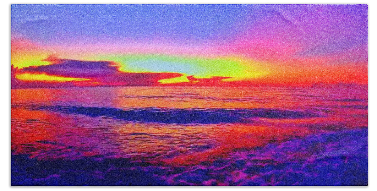 Sunrise Beach Towel featuring the photograph Sunrise Beach 20 by Rip Read