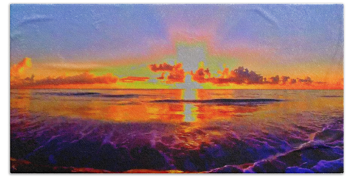 Sunrise Beach Towel featuring the photograph Sunrise Beach 52 by Rip Read